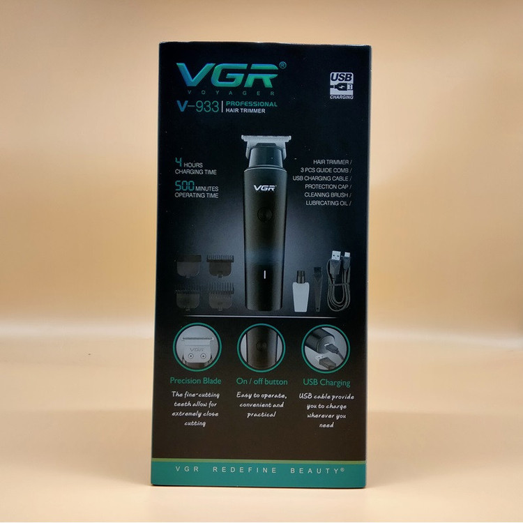 ماشین اصلاح موی سر و صورت وی جی ار مدل V-933 🔥 پک اصلی ارسال با پست پیشتاز 📦و تحویل فوری یک روزه به پست📥 ، همراه بسته بندی ضد ضربه 📦، محصول کاملآ پلمپ و وکیوم با جعبه سالم بدون آسیب 🎁و هفت روز ضمانت بازگشت وجه درصورت عدم رضایت 🔃✅