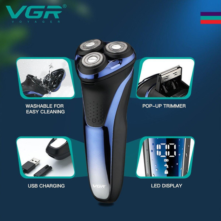 ماشین اصلاح موی صورت وی جی آر مدل V-306 با تیغه استیل ضد زنگ🔥 پک اصلی ارسال با پست پیشتاز 📦و تحویل فوری یک روزه به پست📥 ، همراه بسته بندی ضد ضربه 📦، محصول کاملآ پلمپ و وکیوم با جعبه سالم بدون آسیب 🎁و هفت روز ضمانت بازگشت وجه درصورت عدم رضایت 🔃✅