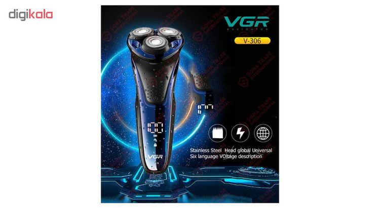ماشین اصلاح موی صورت وی جی آر مدل V-306 با تیغه استیل ضد زنگ🔥 پک اصلی ارسال با پست پیشتاز 📦و تحویل فوری یک روزه به پست📥 ، همراه بسته بندی ضد ضربه 📦، محصول کاملآ پلمپ و وکیوم با جعبه سالم بدون آسیب 🎁و هفت روز ضمانت بازگشت وجه درصورت عدم رضایت 🔃✅