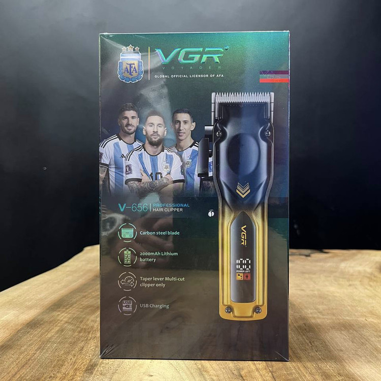 ماشین اصلاح موی سر شارژی وی جی ار مدل v656🔥 پک اصلی ارسال با پست پیشتاز 📦و تحویل فوری یک روزه به پست📥 ، همراه بسته بندی ضد ضربه 📦، محصول کاملآ پلمپ و وکیوم با جعبه سالم بدون آسیب 🎁و هفت روز ضمانت بازگشت وجه درصورت عدم رضایت 🔃✅